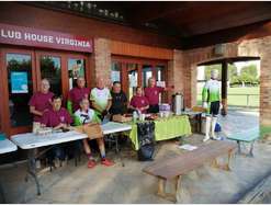 Le comité d'accueil (Club house Virginia)