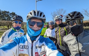Les cyclos de l'hiver médocain