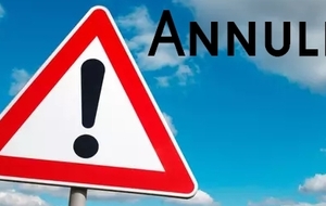 Réunion club annulée